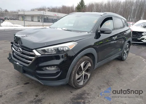 2016 Hyundai Tucson Limited z USA, uszkodzony, nr VIN KM8J3CA23GU175970